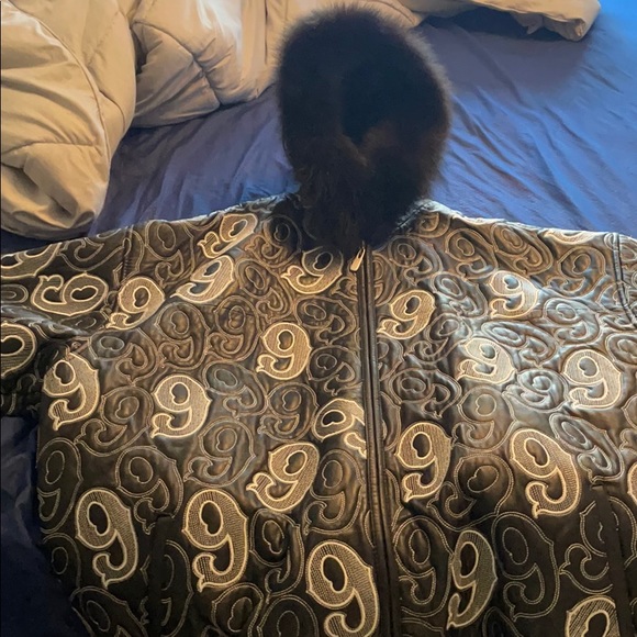 Gino Green Global leather jacket. - Picture 2 of 6